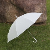 Зонты белые - трость 70см